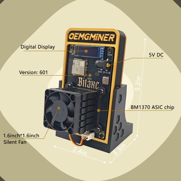 Bitaxe Gamma 601-OEMGMINER Custom Edition - Image 3