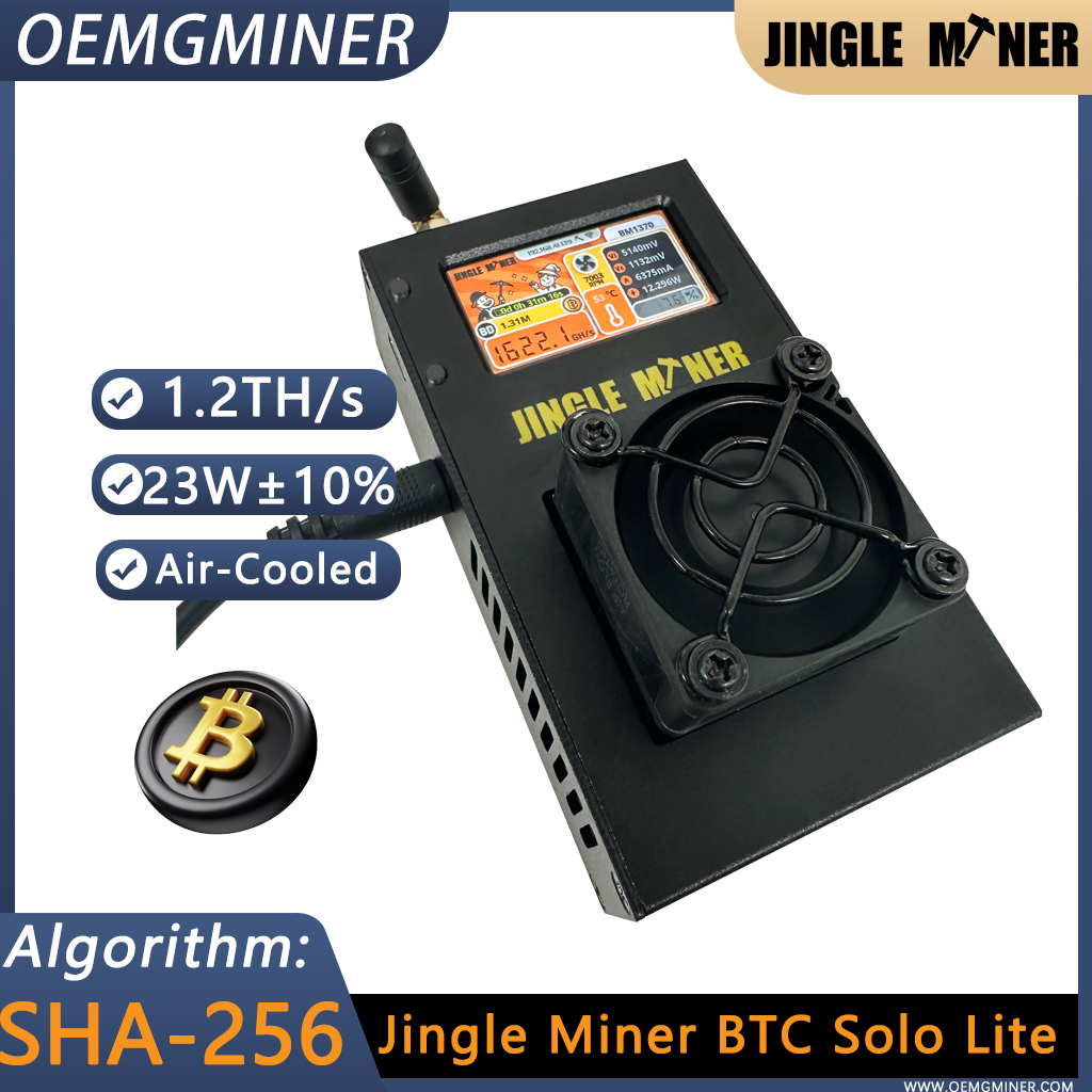 Jingle Miner BTC Solo Lite 1.2Th/s