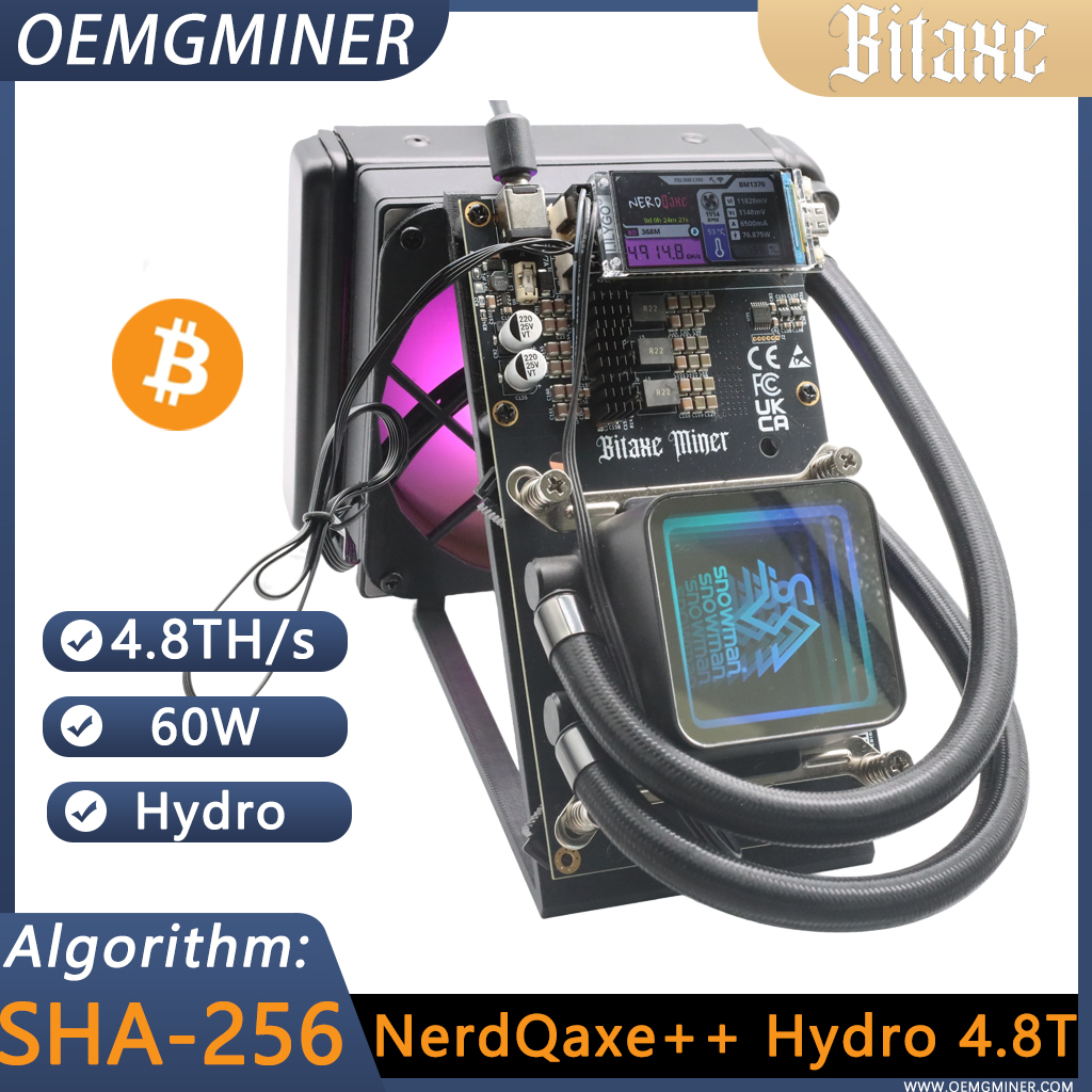 Bitaxe NerdQaxe++ Hydro 4.8TH/s